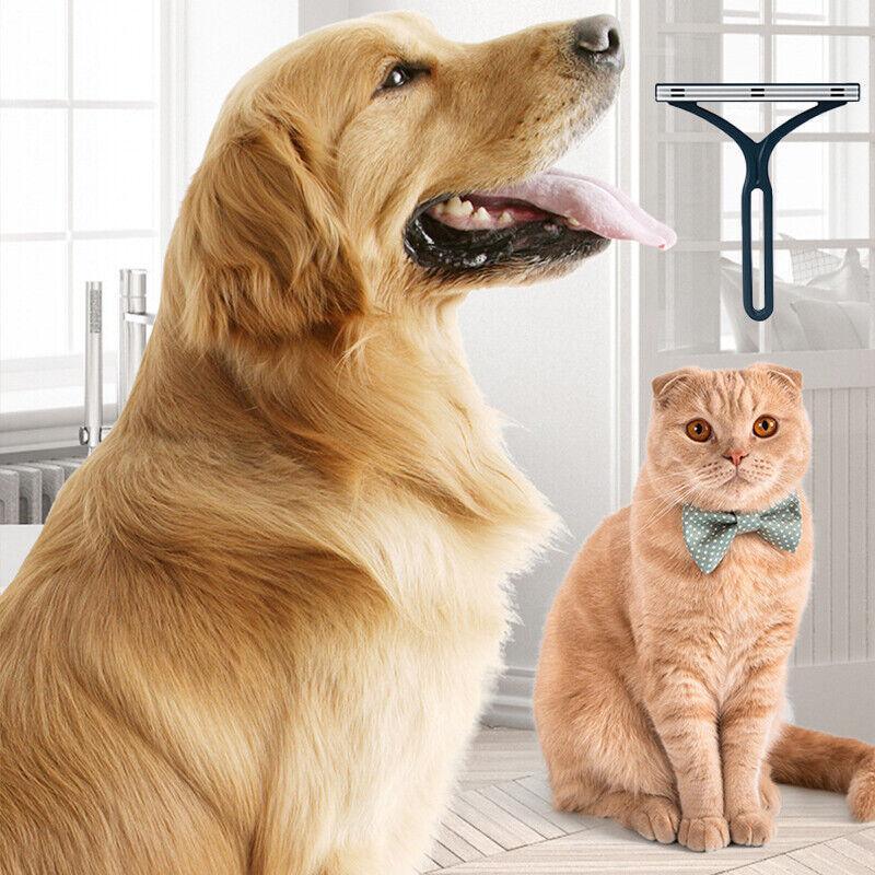 Lint Remover Pet Dog Cat Hair Fur Cleaning Clothes Mat Sofa Fuzz Brush Shaver Pink